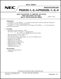 datasheet for PS2532L-1 by NEC Electronics Inc.