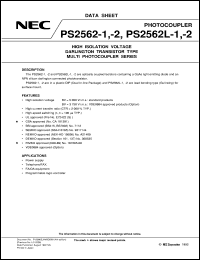 datasheet for PS2562L2-1 by NEC Electronics Inc.