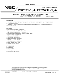 datasheet for PS2571-1 by NEC Electronics Inc.