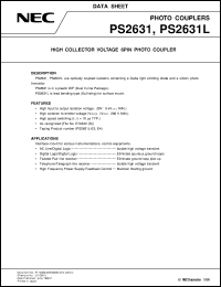 datasheet for PS2631 by NEC Electronics Inc.