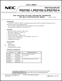 datasheet for PS2702-1 by NEC Electronics Inc.