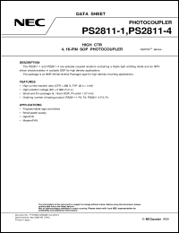 datasheet for PS2811-1 by NEC Electronics Inc.