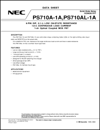 datasheet for PS710A-1A by NEC Electronics Inc.