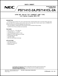 datasheet for PS7141-1A by NEC Electronics Inc.