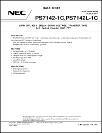 datasheet for PS7142-1A by NEC Electronics Inc.