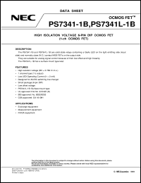datasheet for PS7341-1B by NEC Electronics Inc.