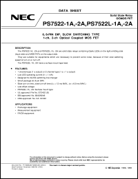 datasheet for PS7522-1A by NEC Electronics Inc.