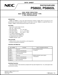 datasheet for PS8602 by NEC Electronics Inc.