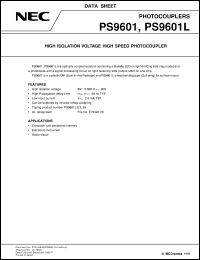 datasheet for PS9601 by NEC Electronics Inc.