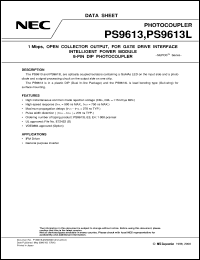 datasheet for PS9613 by NEC Electronics Inc.