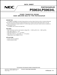 datasheet for PS9634L-E3 by NEC Electronics Inc.