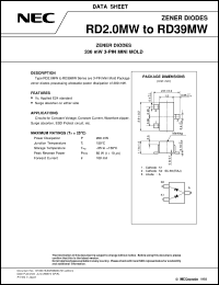 datasheet for RD11MW by NEC Electronics Inc.