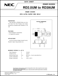 datasheet for RD11UM by NEC Electronics Inc.