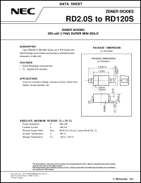 datasheet for RD120S by NEC Electronics Inc.