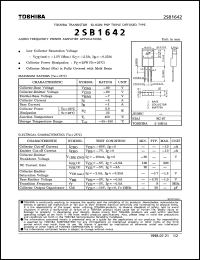 datasheet for 2SB1642 by Toshiba