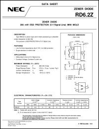 datasheet for RD6.2Z by NEC Electronics Inc.