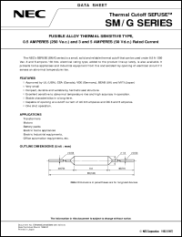 datasheet for SM126G0 by NEC Electronics Inc.