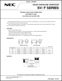 datasheet for SVFB21E155M by NEC Electronics Inc.