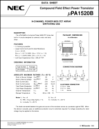 datasheet for UPA1520BH by NEC Electronics Inc.