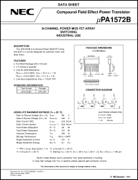 datasheet for UPA1572BH by NEC Electronics Inc.