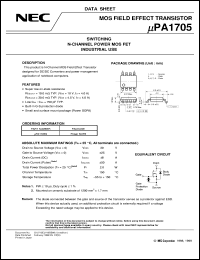 datasheet for UPA1705G-E1 by NEC Electronics Inc.
