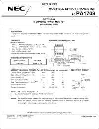 datasheet for UPA1709G-E1 by NEC Electronics Inc.