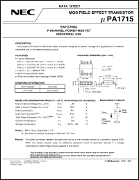 datasheet for UPA1715G-E1 by NEC Electronics Inc.
