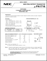 datasheet for UPA1716G-E1 by NEC Electronics Inc.