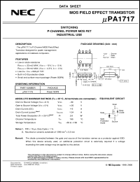 datasheet for UPA1717G-E1 by NEC Electronics Inc.