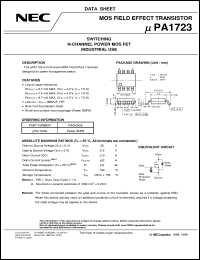 datasheet for UPA1723G-E1 by NEC Electronics Inc.