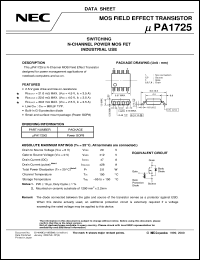 datasheet for UPA1725G-E1 by NEC Electronics Inc.