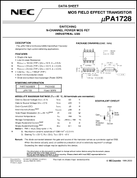 datasheet for UPA1728 by NEC Electronics Inc.