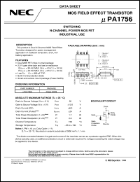 datasheet for UPA1756G-E1 by NEC Electronics Inc.