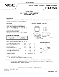 datasheet for UPA1758G by NEC Electronics Inc.