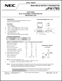 datasheet for UPA1763G-E1 by NEC Electronics Inc.