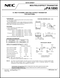 datasheet for UPA1890GR-9JG-E1 by NEC Electronics Inc.