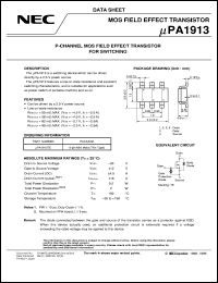 datasheet for UPA1913TE-T1 by NEC Electronics Inc.