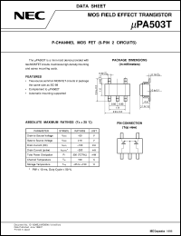 datasheet for UPA503T-T1 by NEC Electronics Inc.