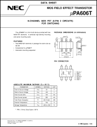 datasheet for UPA606T by NEC Electronics Inc.