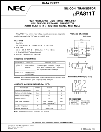 datasheet for UPA811T-T1 by NEC Electronics Inc.
