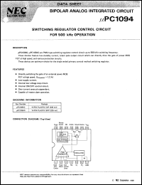 datasheet for UPC1094C by NEC Electronics Inc.