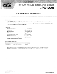 datasheet for UPC1228HA(MS) by NEC Electronics Inc.