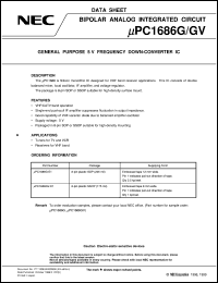datasheet for UPC1686B by NEC Electronics Inc.