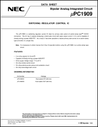 datasheet for UPC1909CX by NEC Electronics Inc.