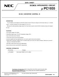 datasheet for UPC1935GR by NEC Electronics Inc.