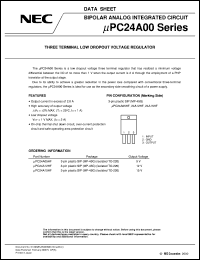 datasheet for UPC24A05HF by NEC Electronics Inc.