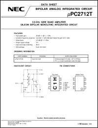 datasheet for UPC2712T-E3 by NEC Electronics Inc.