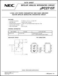 datasheet for UPC2715T by NEC Electronics Inc.