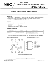 datasheet for UPC2795GV by NEC Electronics Inc.