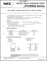 datasheet for UPC29S10GR by NEC Electronics Inc.